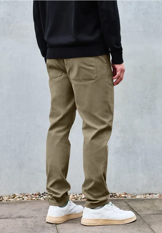 Chino met zakken mocha brown