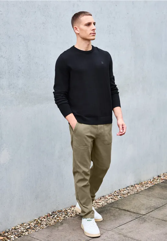 Chino met zakken mocha brown
