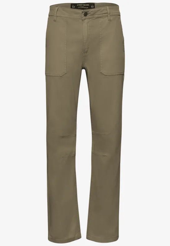 Chino met zakken mocha brown