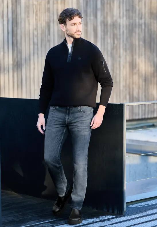 Regular Fit Jeans soft greencast random wash