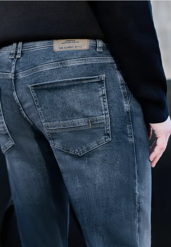 Regular Fit Jeans soft greencast random wash