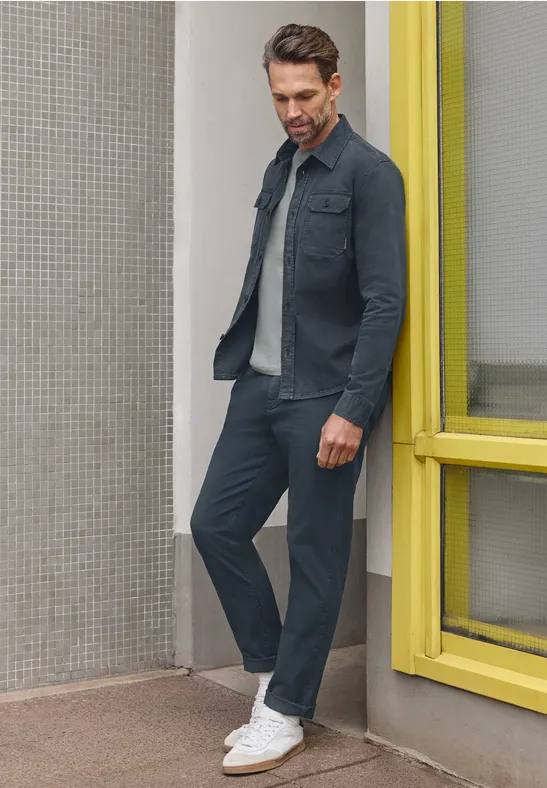 Jersey Chino dark ink blue