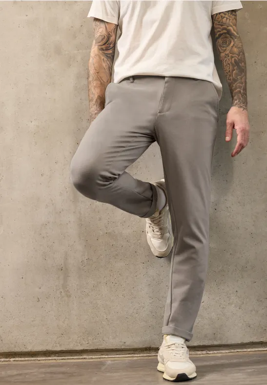 Jersey chino warm sand
