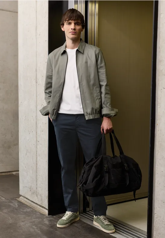 Slim Leg Chino mit Stretchbund dark ink blue