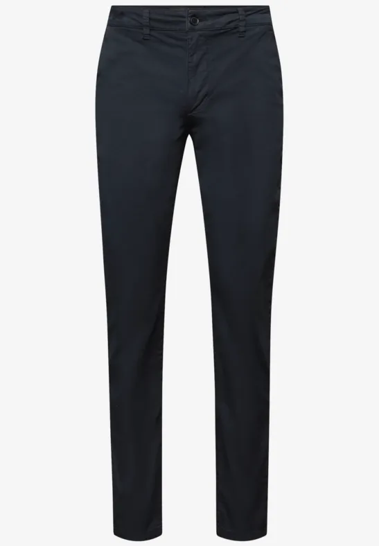 Slim Leg Chino mit Stretchbund dark ink blue