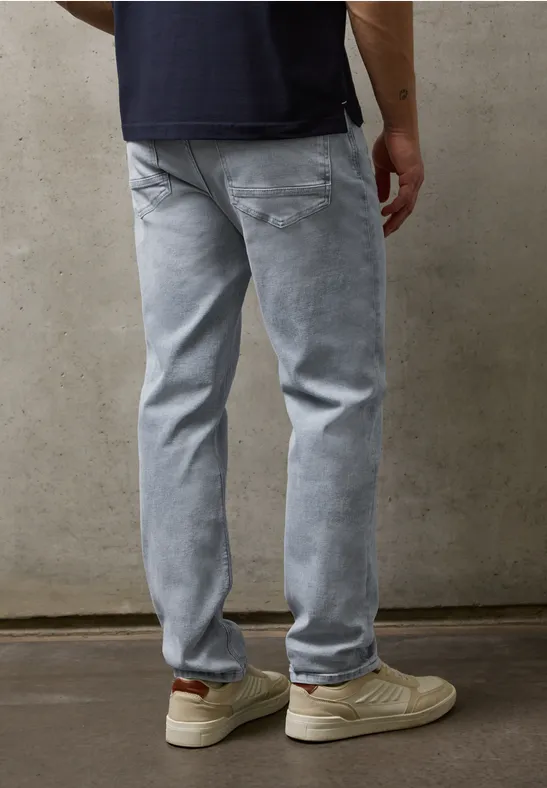 Straight Legs jeans light grey random wash