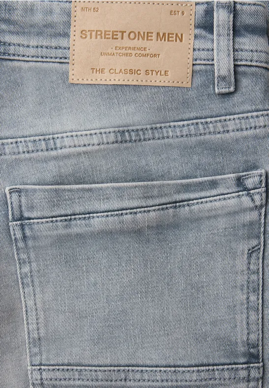 Straight Legs jeans light grey random wash