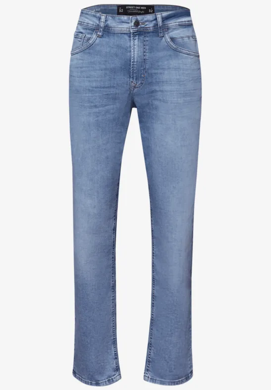 Straight Legs jeans light blue wash