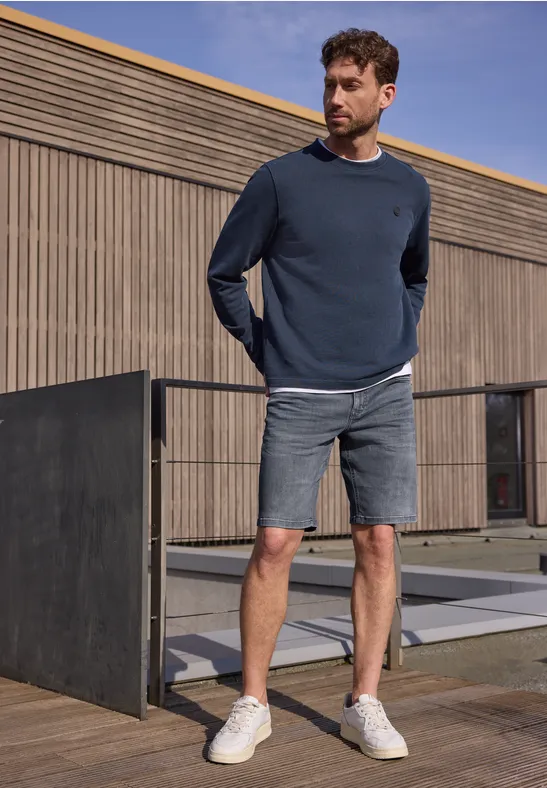 Denim shorts Regular Fit ice grey wash