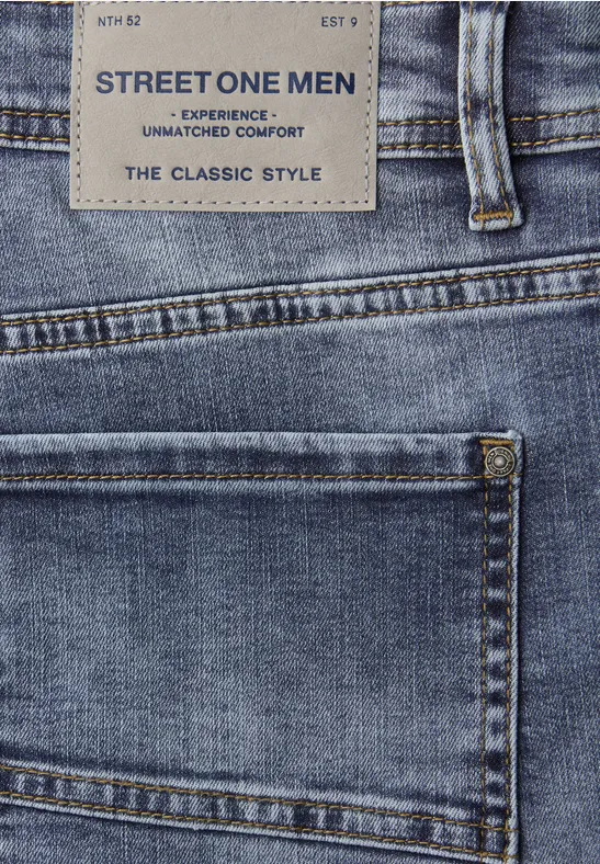 Jeansshorts im Regular Fit indigo blue wash