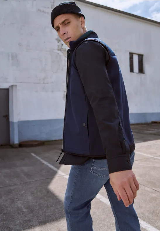 Slim Leg Jeans im Regular Fit mid blue wash