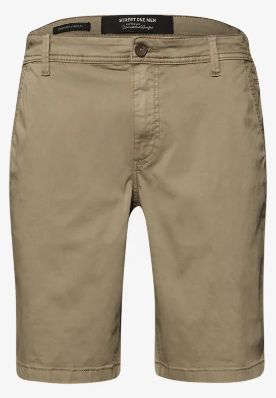 Chino Shorts im Regular Fit mit Flexbund warm sand