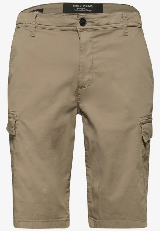 Bermuda im Regular Fit im Cargo-Look warm sand
