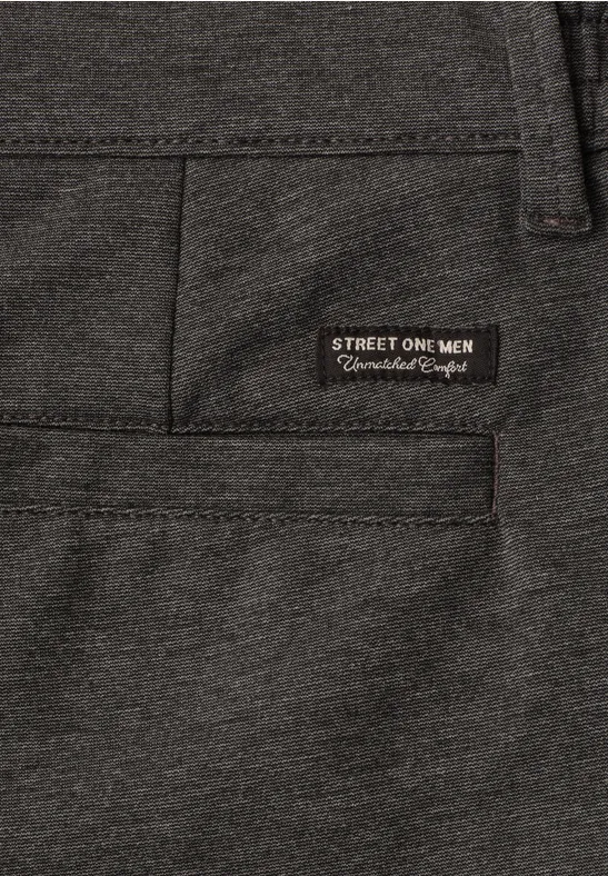 Chino Shorts im Regular Fit aus Jersey industrial grey