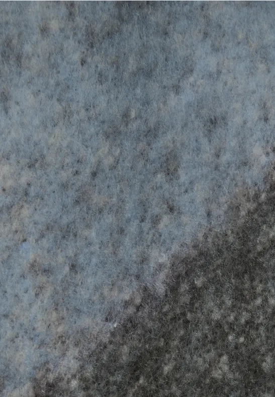 Lange sjaal met argylepatroon loom blue