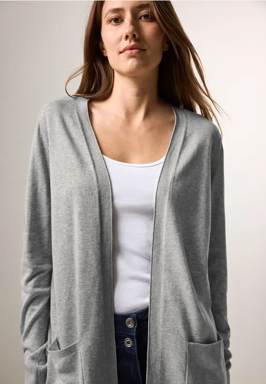 CECIL Offener Cardigan für Damen in Grau CECIL