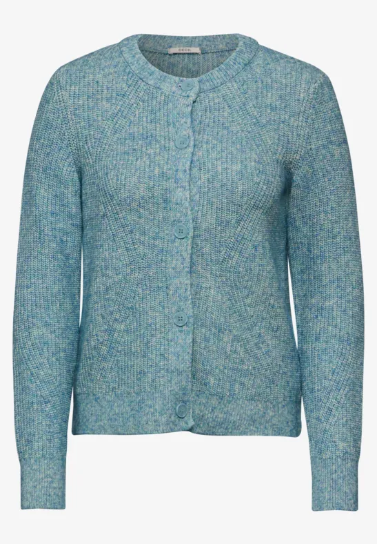 CECIL Grobstrick- Cardigan für Damen in Blau CECIL