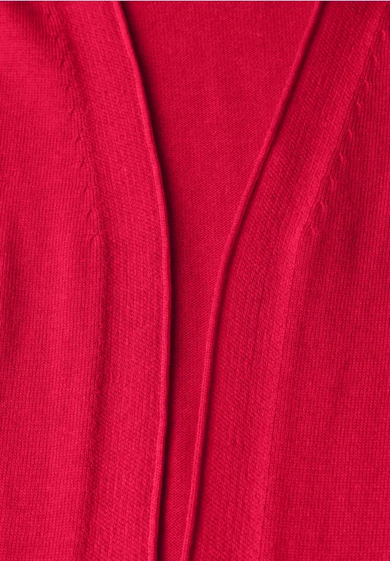 CECIL Offener Basic Cardigan für Damen in Rot CECIL