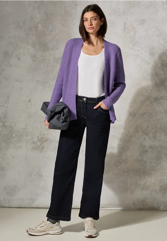 CECIL Struktur-Cardigan für Damen in Lila | CECIL