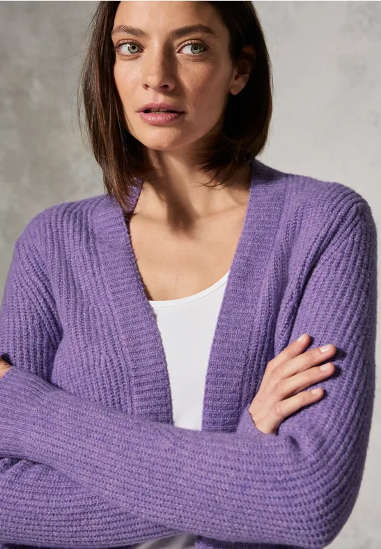 CECIL Struktur-Cardigan für Damen in Lila | CECIL