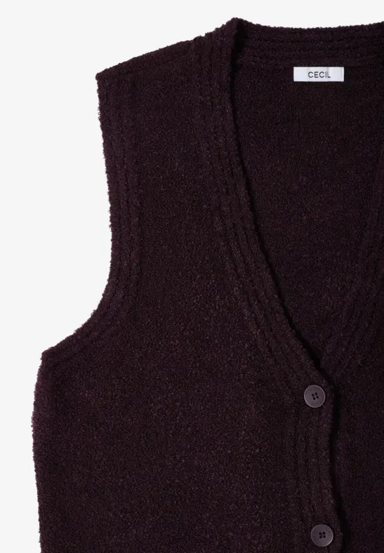 CECIL - Bouclé Weste - Modehaus Fahr Onlineshop Produktbild-Vorschau 3