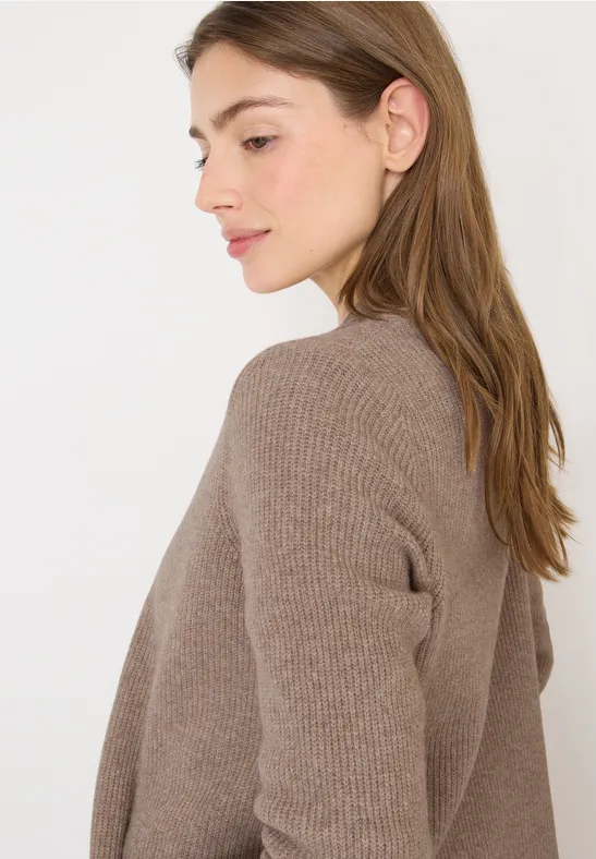 Offener Struktur-Cardigan