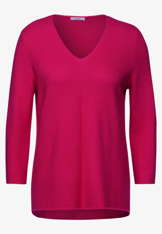 Pullover mit V-Ausschnitt