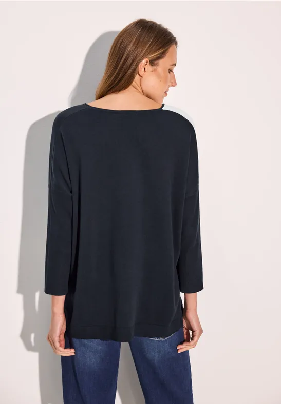 CECIL Oversize-Pullover für Damen in Blau CECIL