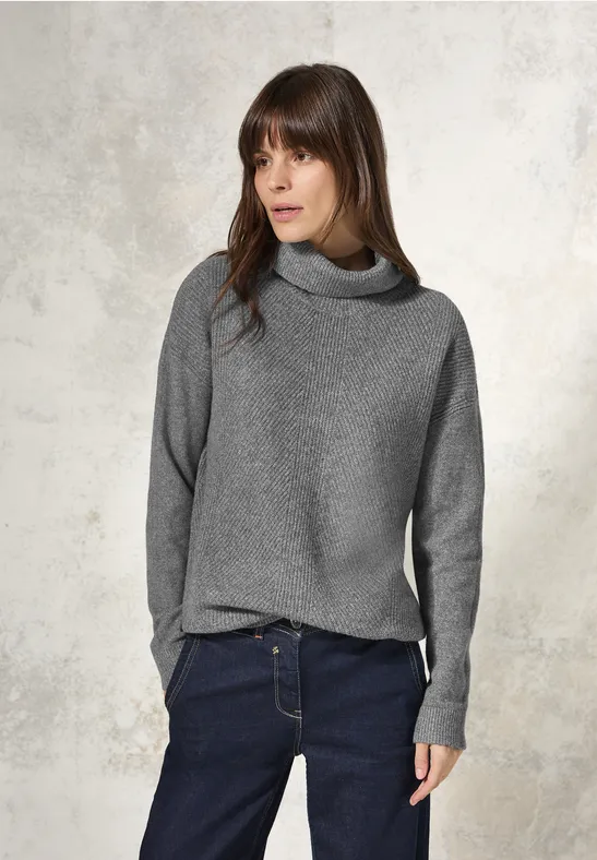 Pullover mit Rollkragen