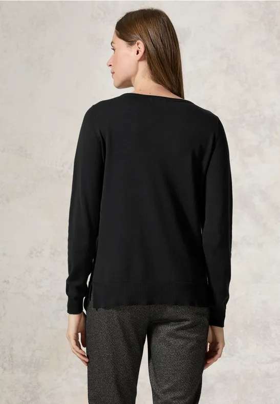 CECIL Pullover mit Glitzer-Details für Damen in Schwarz CECIL