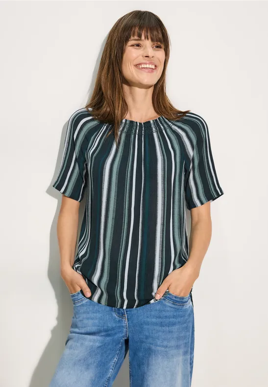 Gestreifte carmenbluse Clearance