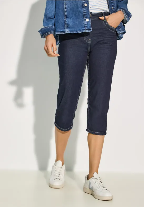 CECIL Jeans Shorts Slim für Damen in Blau - TORONTO | CECIL