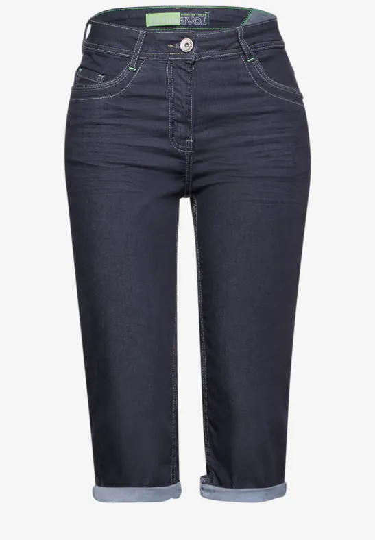 CECIL Jeans Shorts Slim für Damen in Blau - TORONTO | CECIL