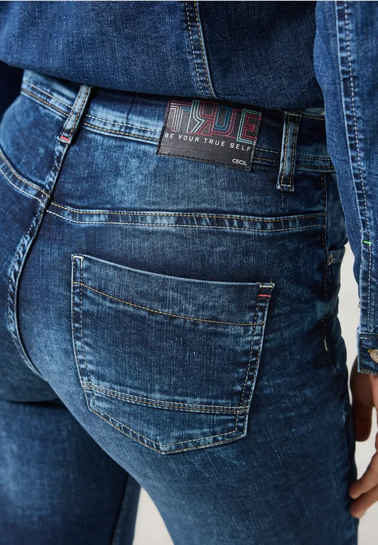 Jeans Im Slim Fit Für Damen In Blau - TORONTO - Foto 6