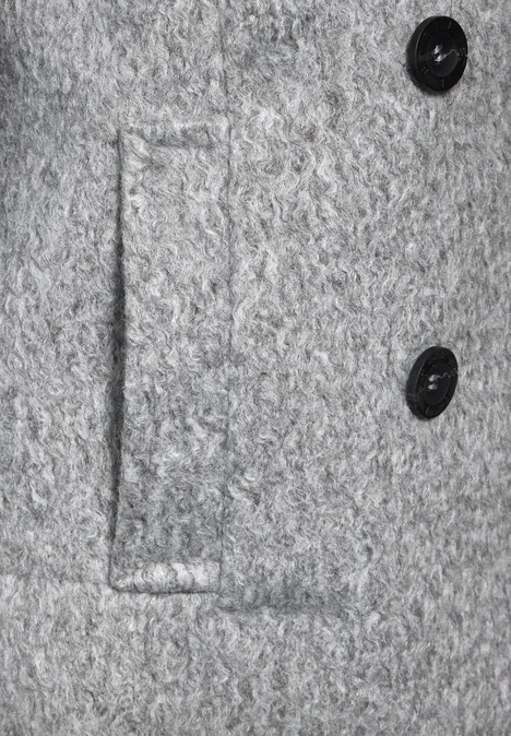 Strukturjacke frost grey melange