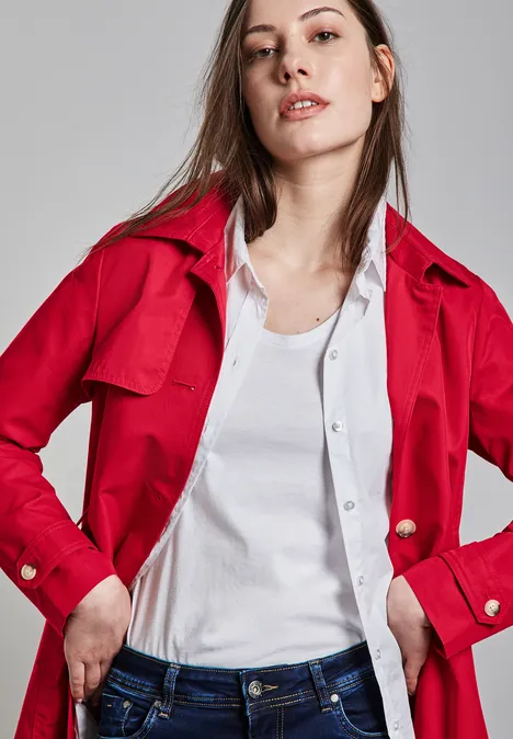 Trenchcoat strong red