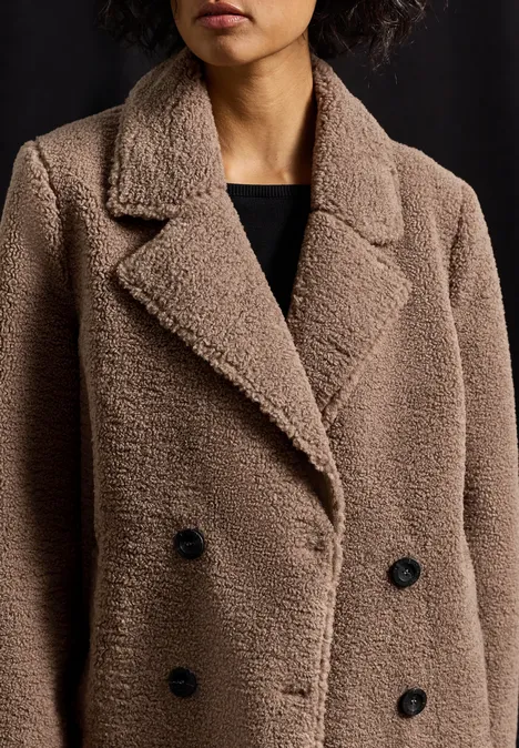 Teddy Caban Jacke rocky brown
