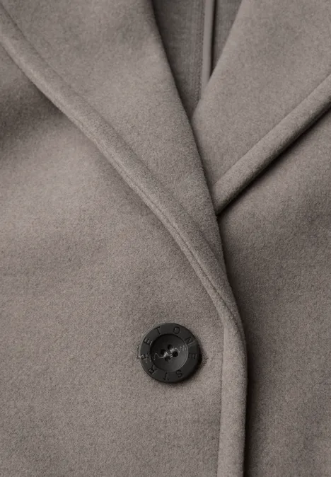 Kurze Cosy Reversjacke Sandy Mocca Mel.