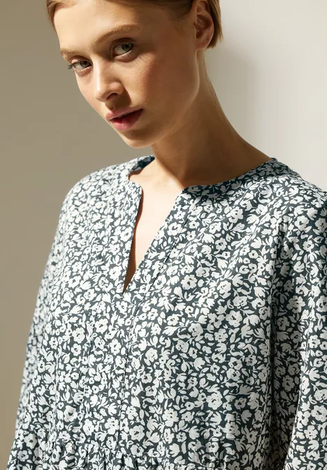 Tuniekjurk met print cool vintage green