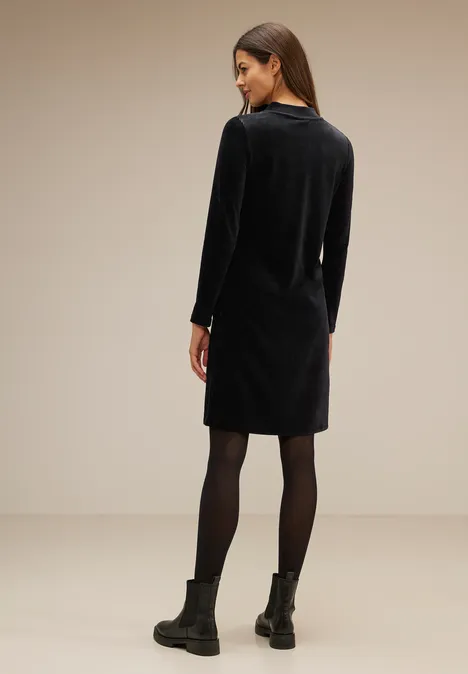 Knielanges Kleid Black