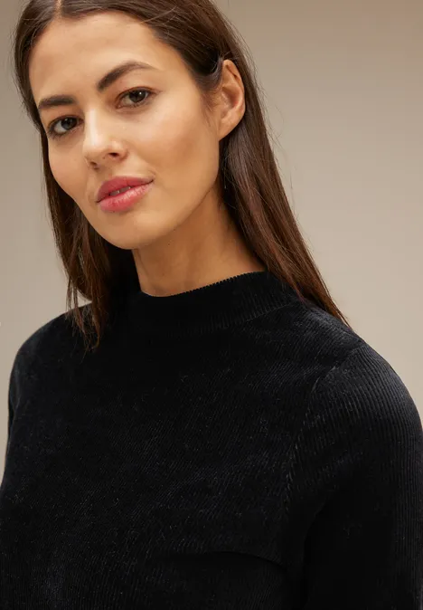 Knielanges Kleid Black