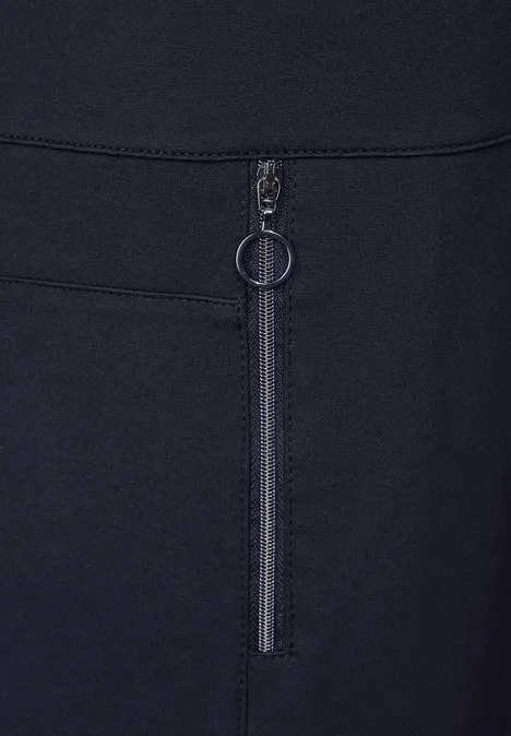 Knielanges Jerseykleid deep blue