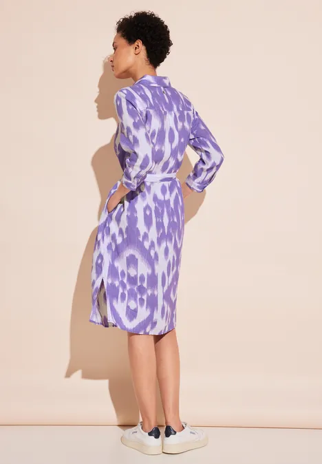 Leinenkleid mit Print smell of lavender