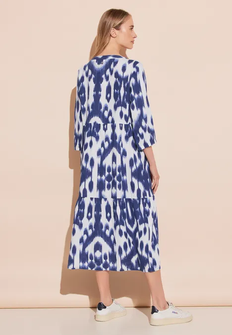 Tunika Kleid mit Print deep water blue