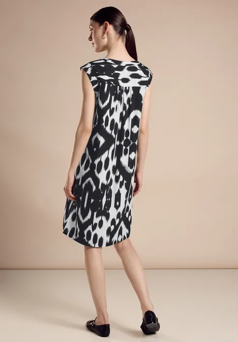 Kleid mit Print Black