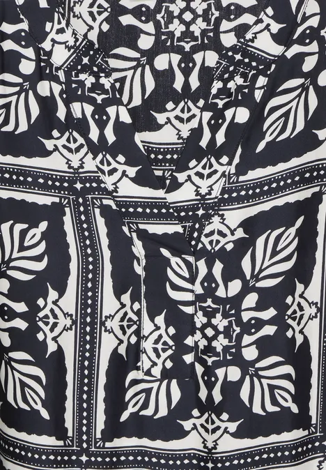 Tunika Kleid mit Print deep blue