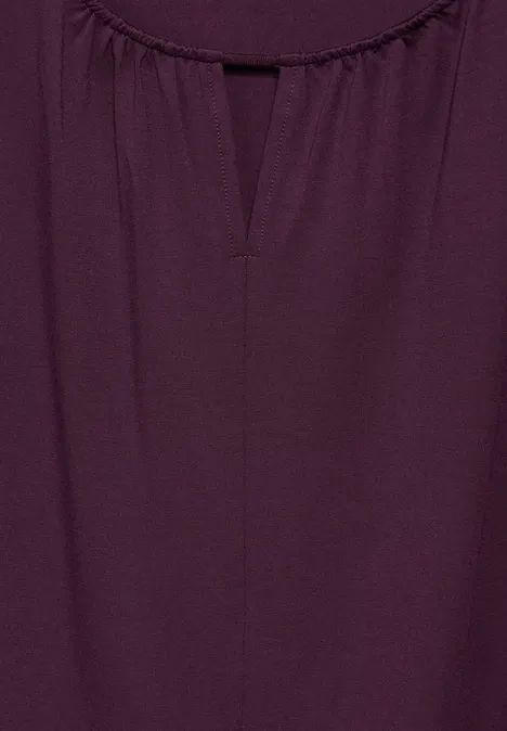 Robe en jersey dark berry purple