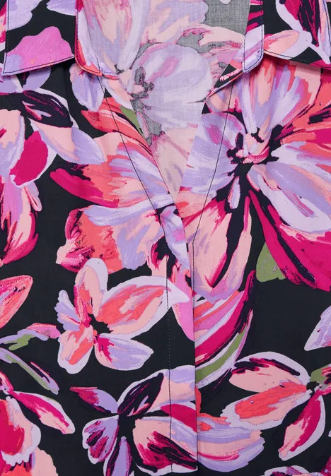 Midikleid mit Print magnolia pink