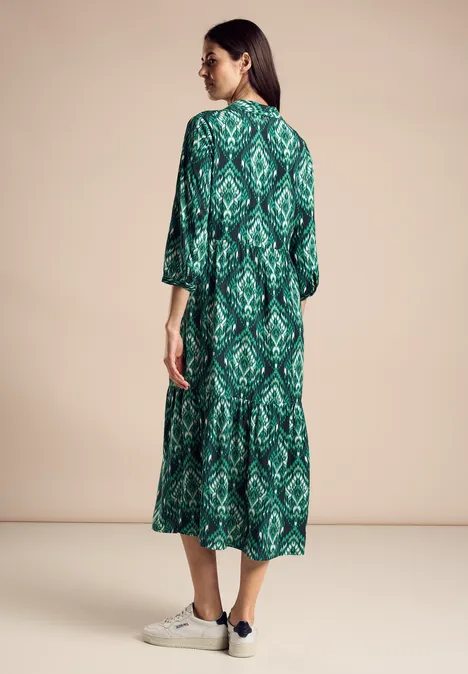 Robe midi avec imprimé cool vintage green