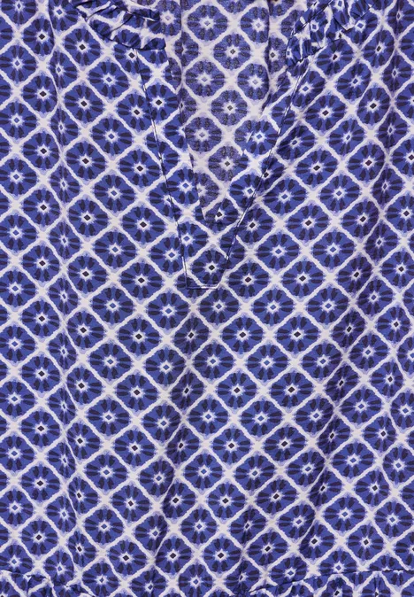 Tunika Kleid mit Print deep blue